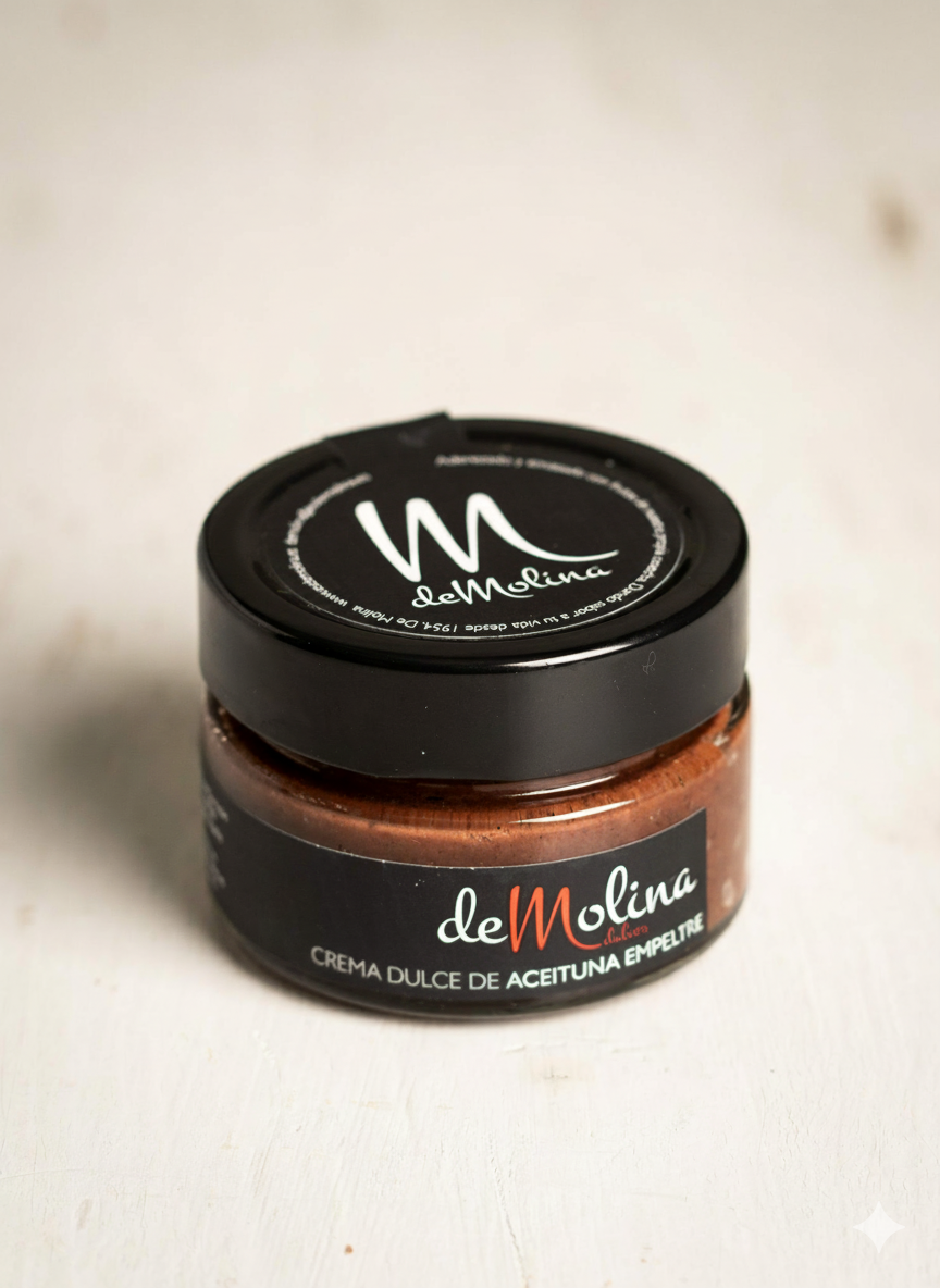 crema dulce de aceituna empeltre