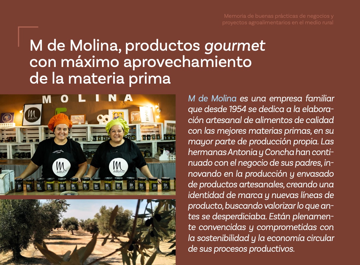 Memoria de buenas prácticas de negocios y proyectos agroalimentarios en el medio rural