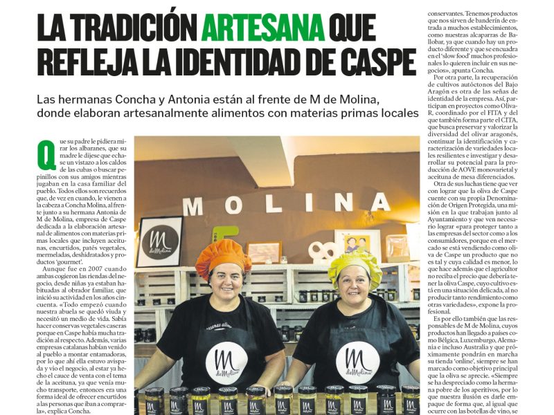 artesanas alimentarias Caspe